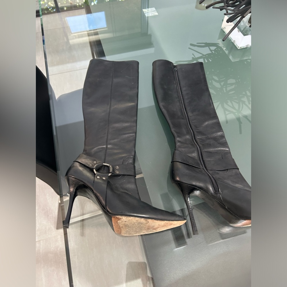 Manolo Blahnik knee high boots 41/10